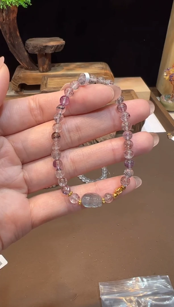 水晶手链未镶嵌手饰@@F4769