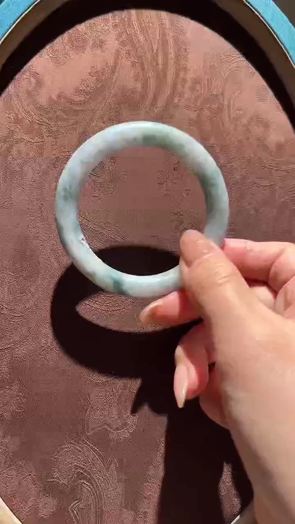 【闪购商品】翡翠手镯未镶嵌红翡绿翠 14号