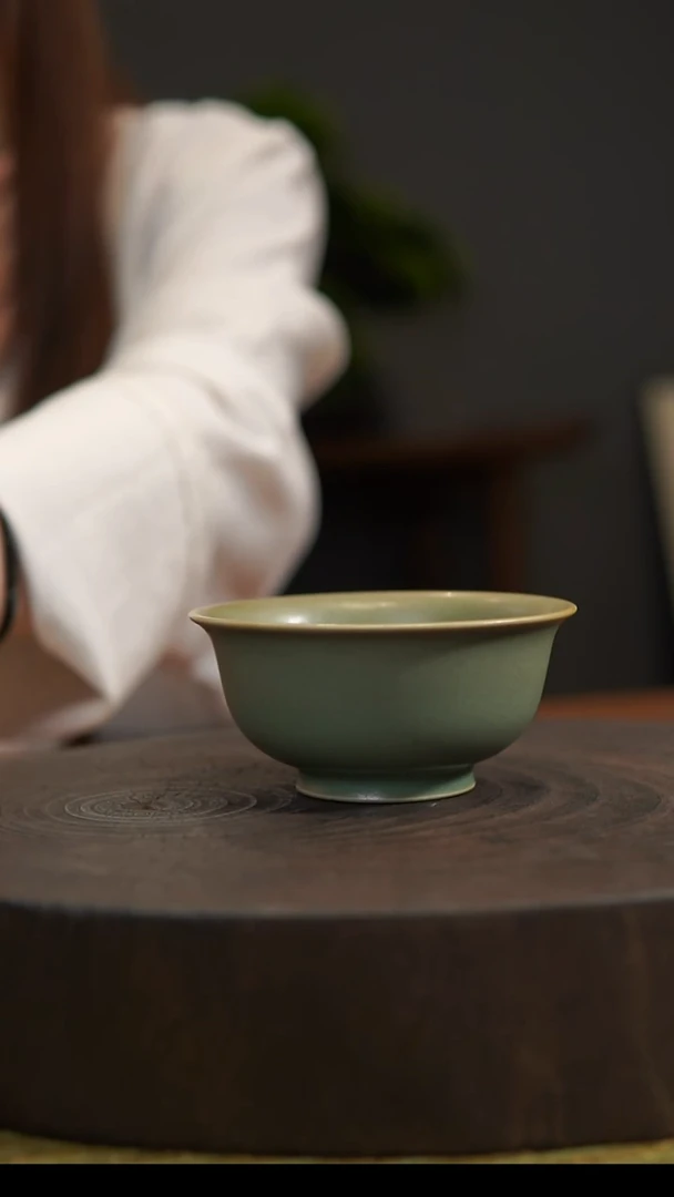 杯子有***西压手杯 汝州原产地  原矿老釉