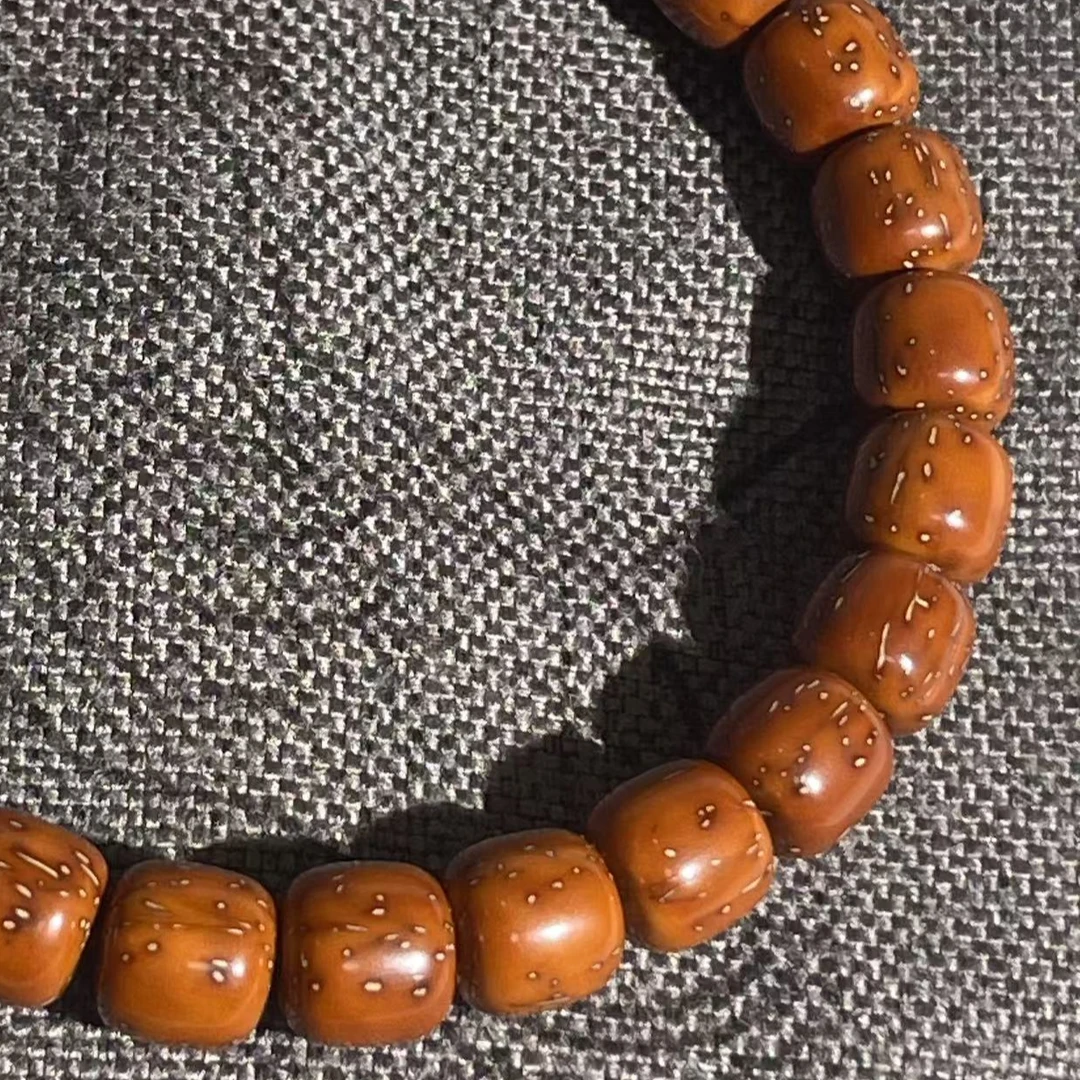 紫金鼠9.2mm左右小老型紫金鼠手串文玩把玩串