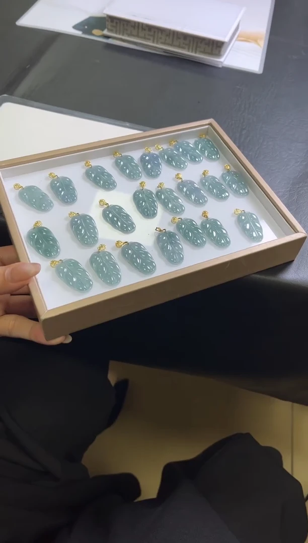 颈饰未镶嵌翡翠K269多样性发一件/配绳子