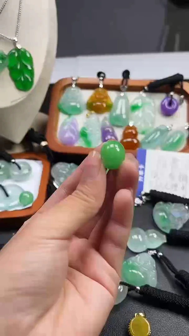 颈饰未镶嵌翡翠  所见即所得 一图一物
