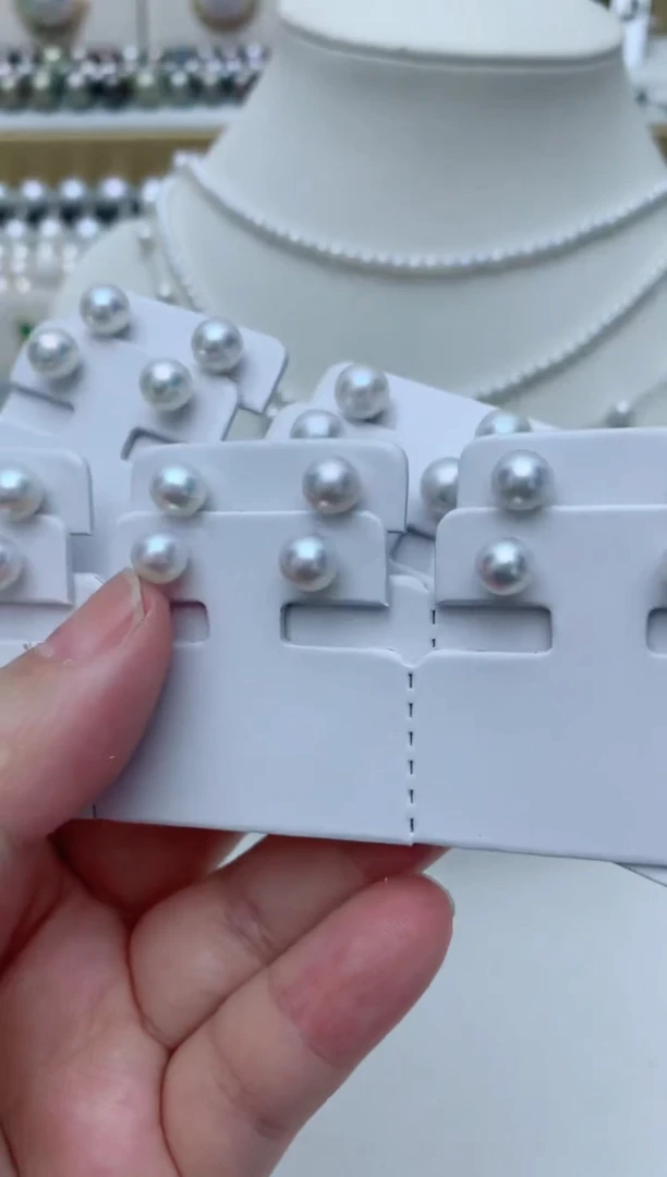 【闪购商品】淡水珍珠耳饰银S925镶嵌w1 多样性发其一