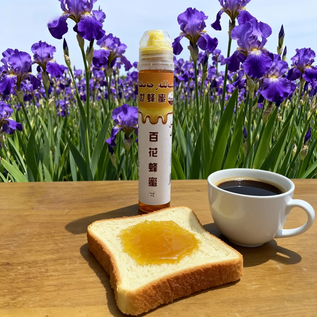 百花蜂蜜新疆原产地直发便携式百花蜜土蜂蜜 125g harhil qiqak