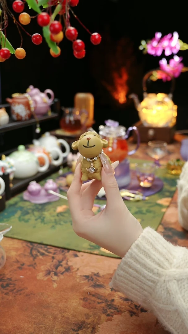 【闪购商品】快乐小羊紫砂茶宠摆件