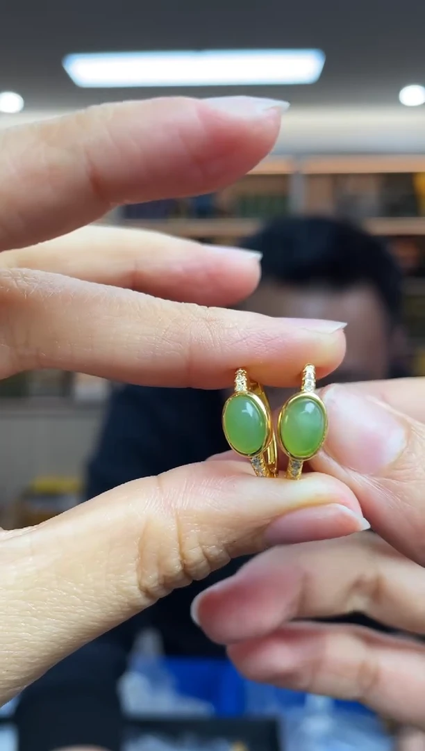 【闪购商品】和田玉·银S925镶嵌多样性发一件