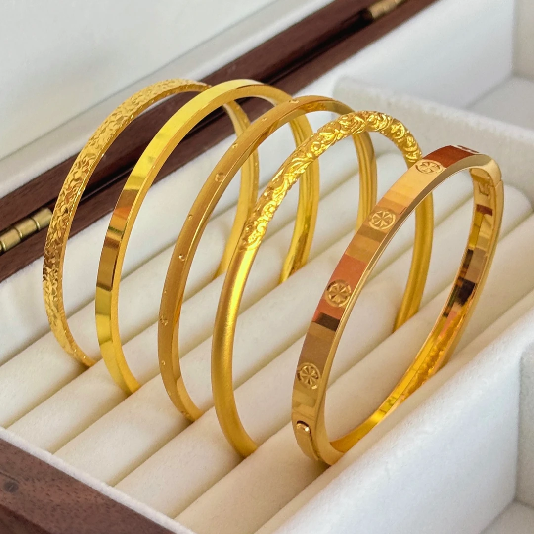 镇声珠宝【直播专属合集】足金999孤品断码手镯合集 *多样性发其一*