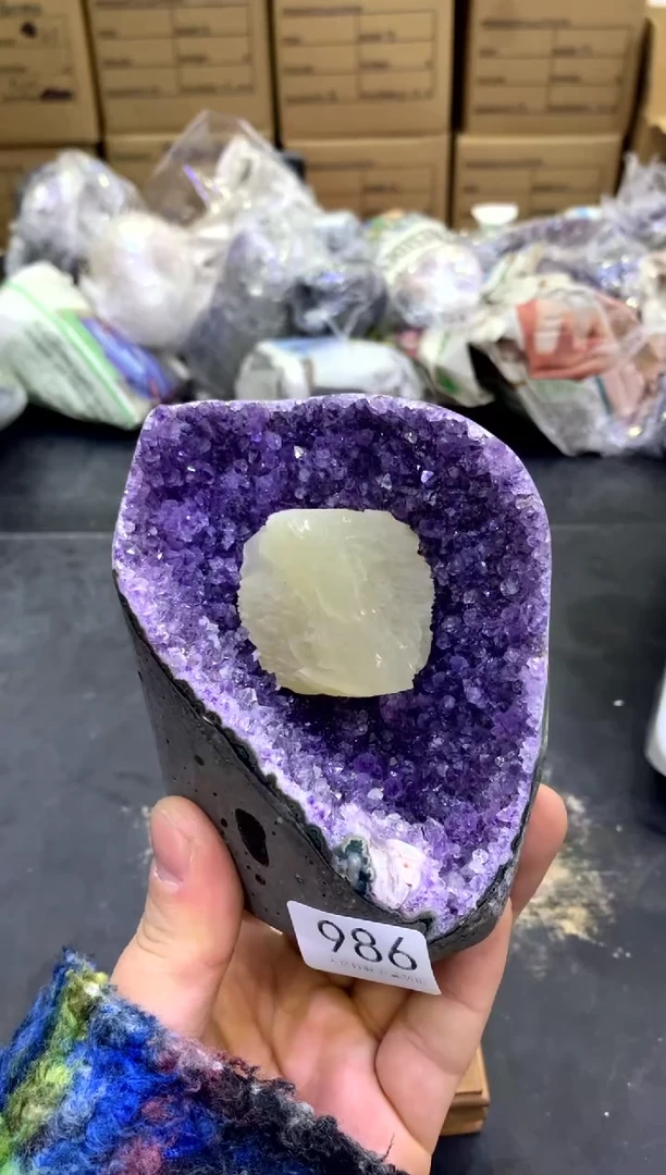 【闪购商品】水晶摆件未镶嵌天然高品质紫晶986