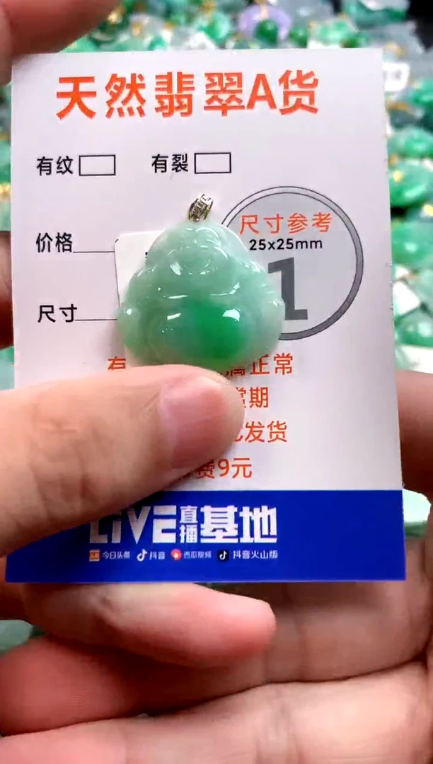 颈饰18K金镶嵌翡翠0449530303