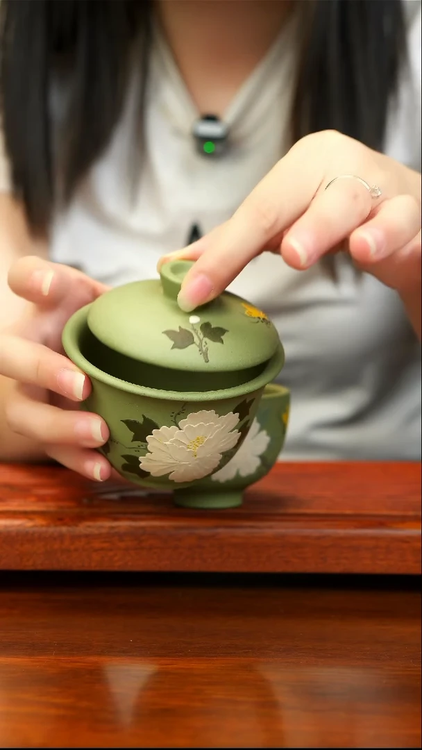 茶壶紫砂宜兴紫砂  豆青改完
