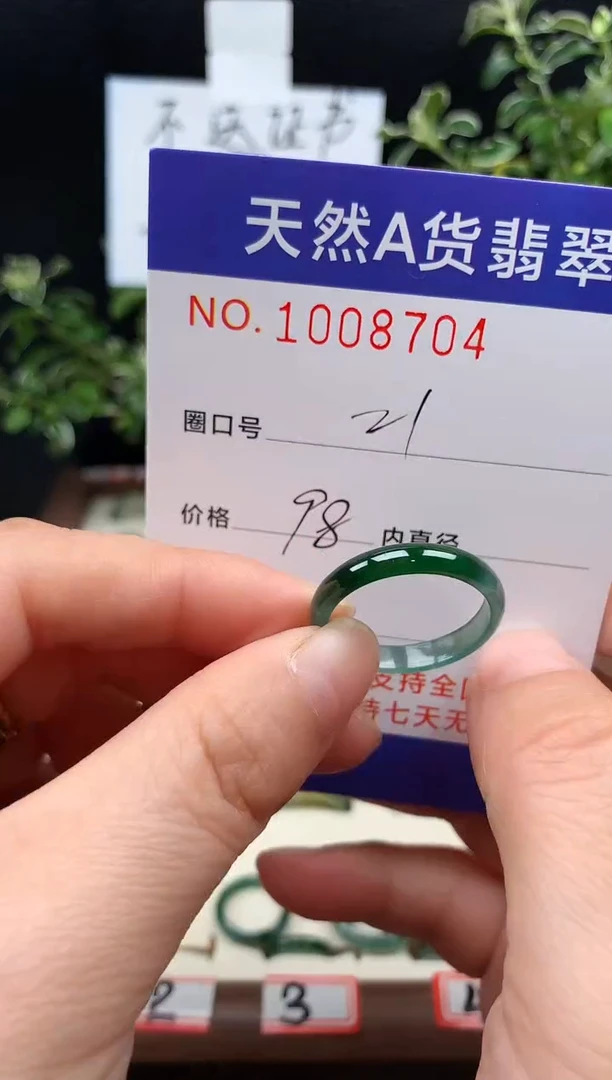未镶嵌戒指翡翠21#