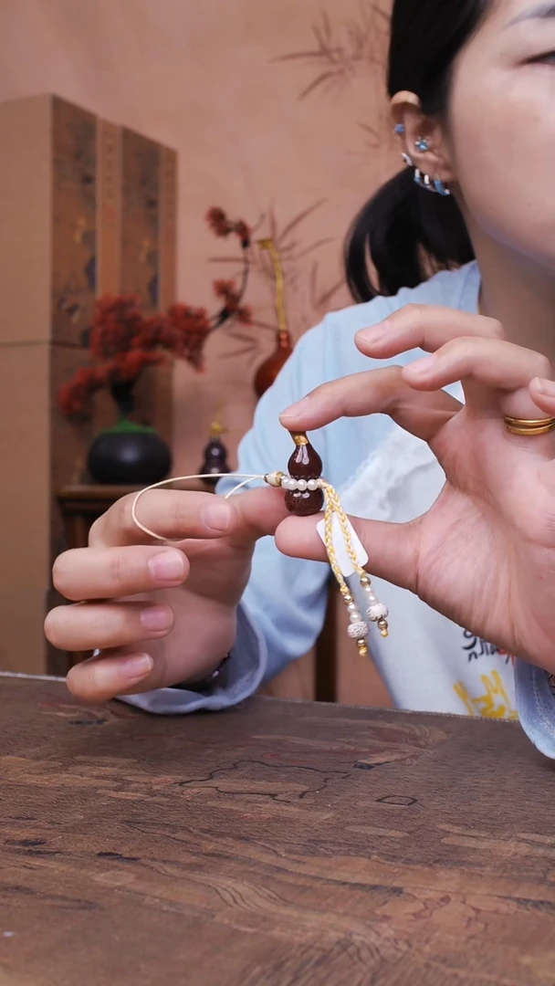 402大漆飘漆天然真葫芦-不开口