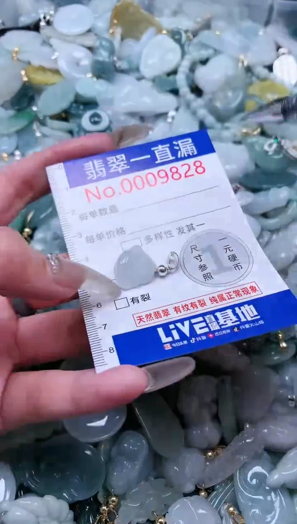 【闪购商品】翡翠吊坠(不含链)未镶嵌9828