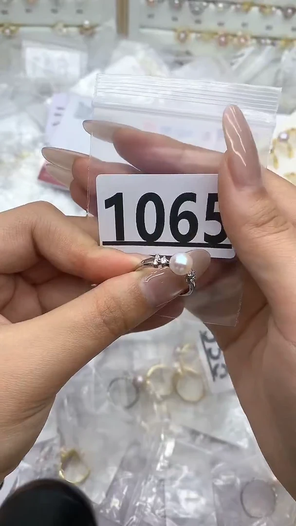 合金珠宝奇石淡水珍珠1065