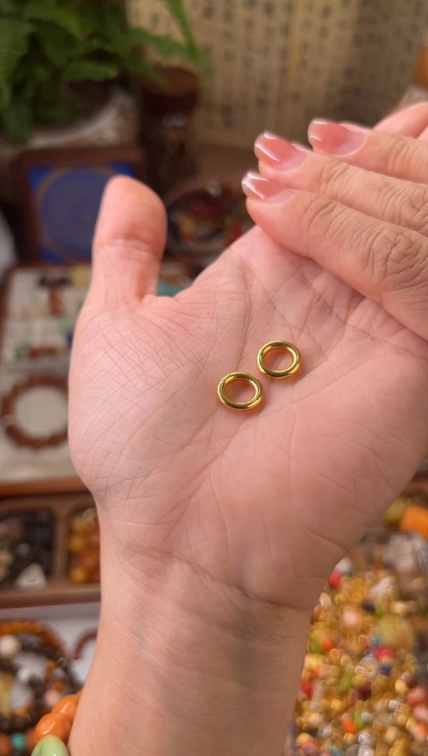 无925银银圈圈单颗配饰（多样性发其一）