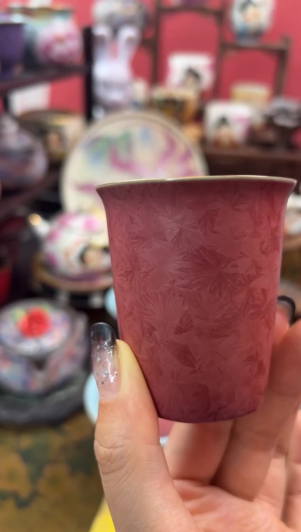 【闪购商品】红丝绒花结晶闻香杯