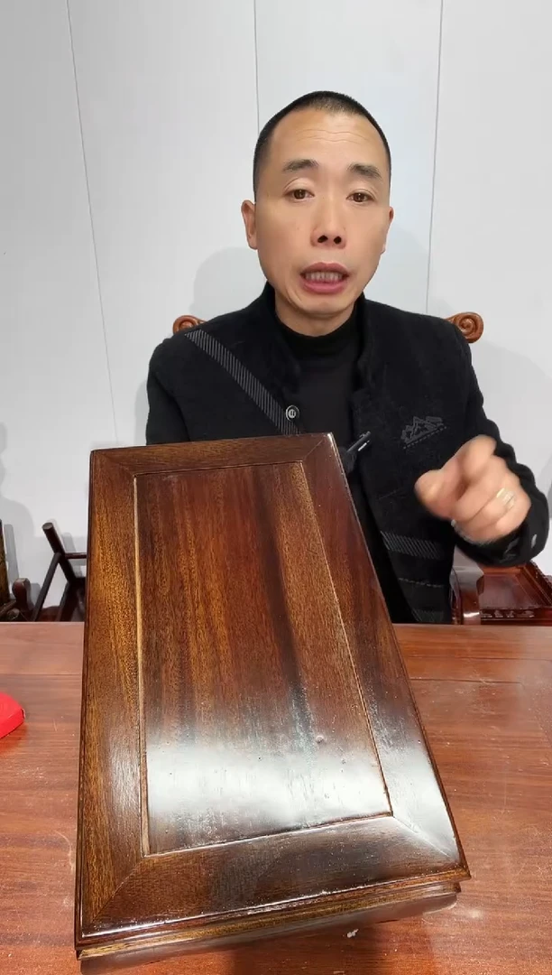 木木*春处理款非花长方底座33*20*10黑色