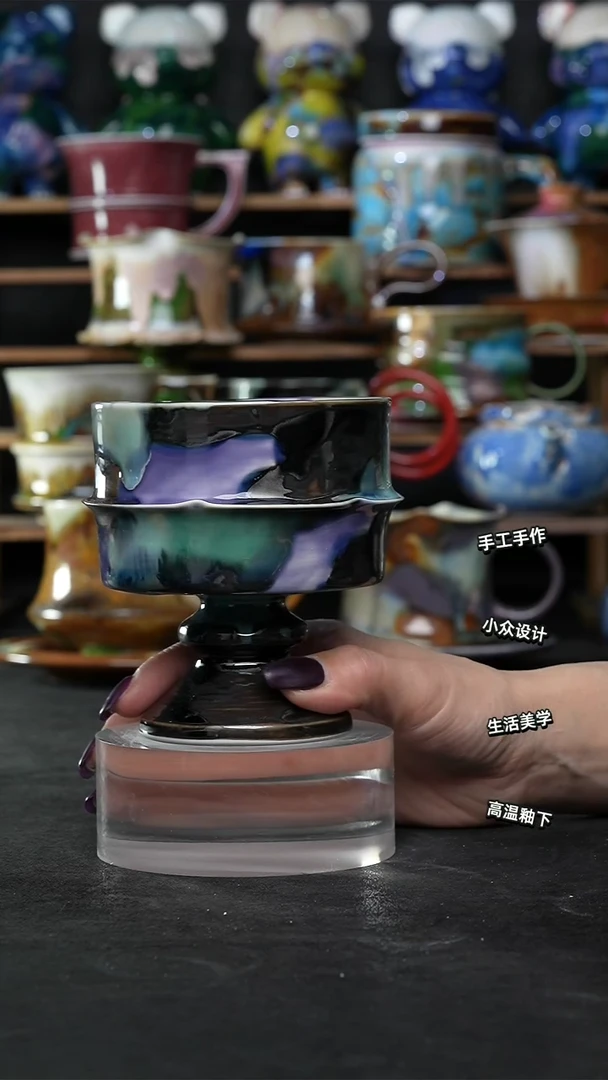 设计师款景德镇森涩手创陶瓷（食品级）728