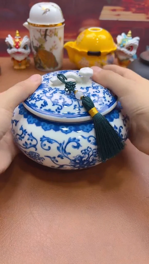 陶瓷茶具摆件旅行套组