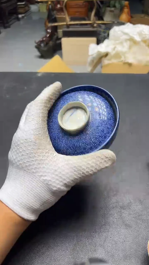 瓷片浑**福陶瓷 杯子 a402