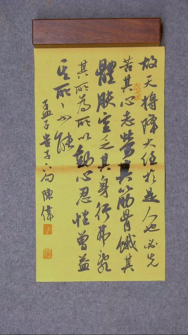 书法陈伟  湖北 49*28尺寸