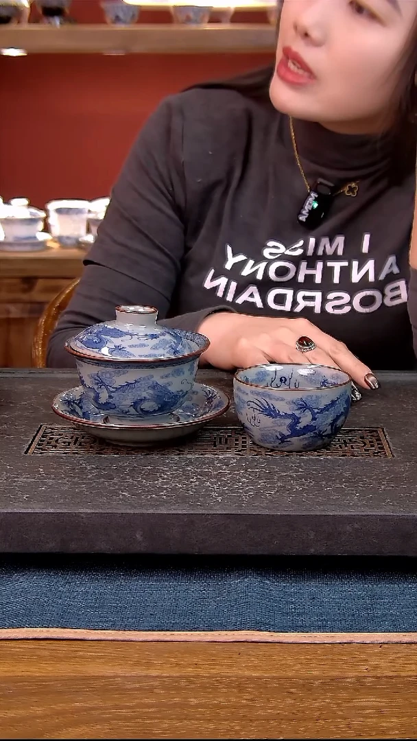 简装家用款2件套 老陶泥开片纹陶瓷茶具