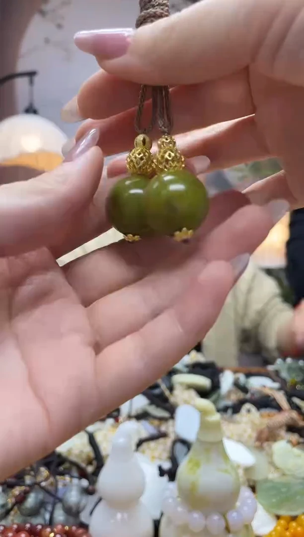 未镶嵌岫玉吊坠多样性发货拍一发一