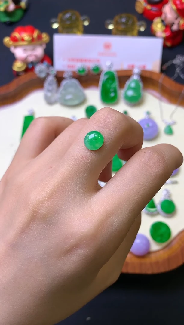 定制翡翠未镶嵌裸石（镶嵌定制）