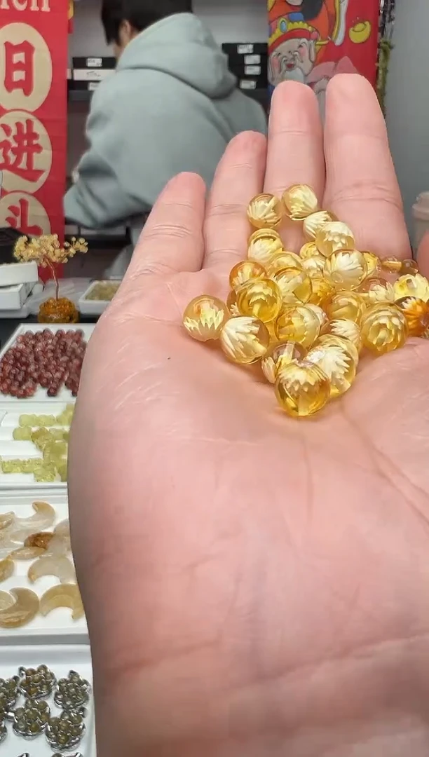 【闪购商品】琥珀颈饰未镶嵌85a多样性发其一/1.24/1个