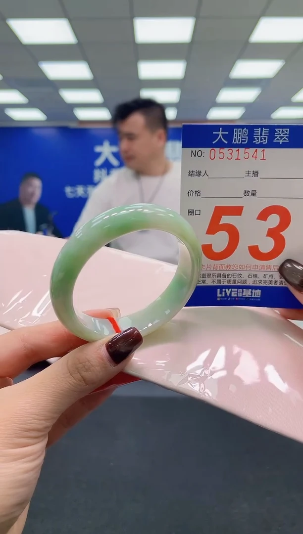 未镶嵌手镯翡翠绿***妮AAAAAAAAAA