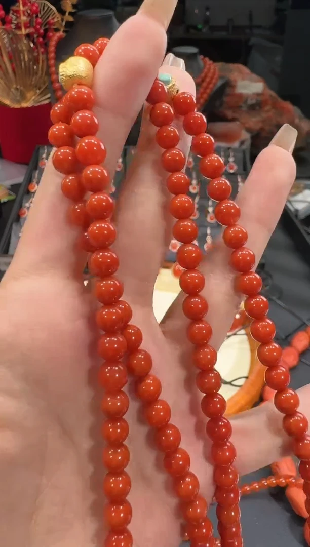 【闪购商品】南红玛瑙颈饰未镶嵌珠串