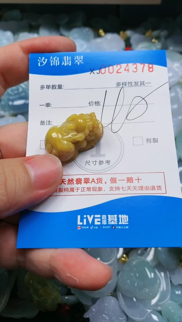 翡翠未镶嵌颈饰闪购商品0024378