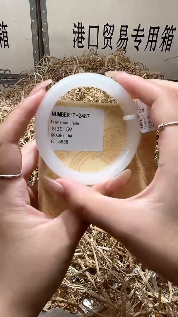 未镶嵌手镯石英质玉T2487HU