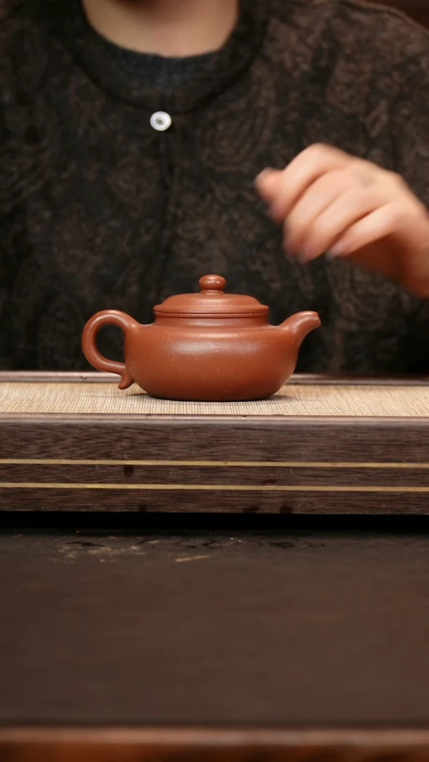 茶壶紫砂降坡泥 仿古210cc