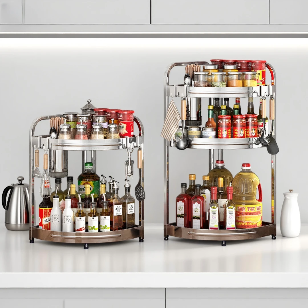 厨房厨具调料置物架新家入住厨房用具调料三角置物架收纳架厨房