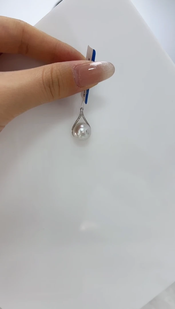 【闪购商品】海水珍珠DA银S925镶嵌吊坠 11 V2781