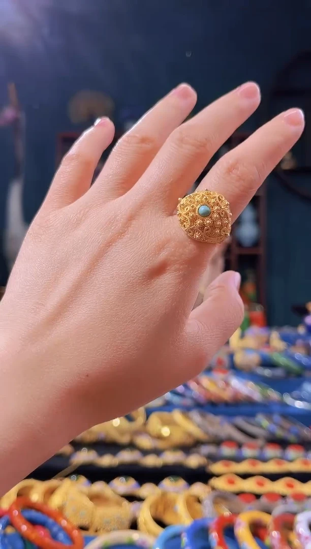 【闪购商品】非遗技艺花丝戒指