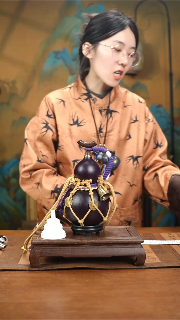 YS065网兜款大漆酒葫芦（现货现发）