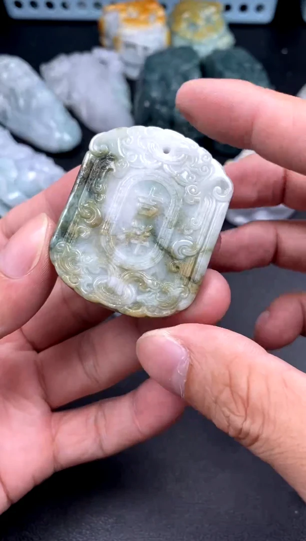 吊坠(不含链)未镶嵌翡翠1