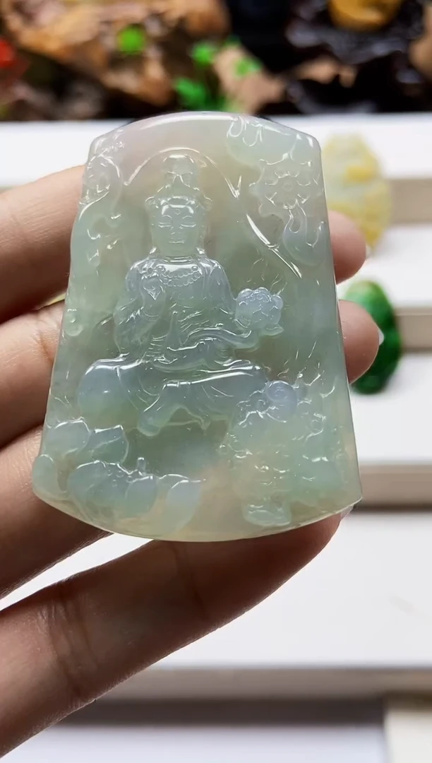 颈饰未镶嵌翡翠翡翠A货
