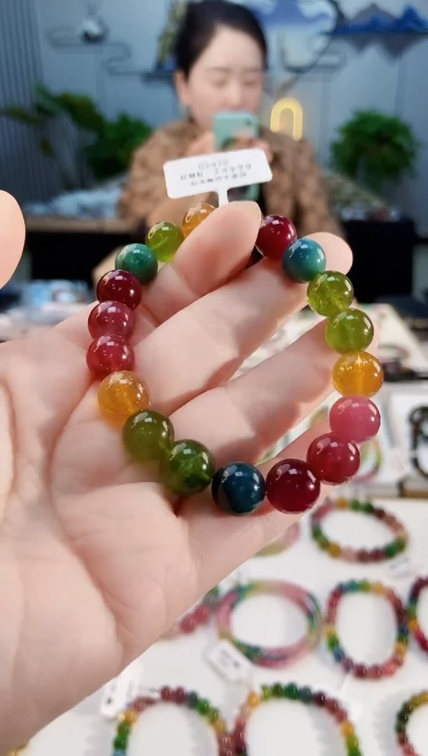 【闪购商品】碧玺手链未镶嵌G2233单圈颜色微差发1