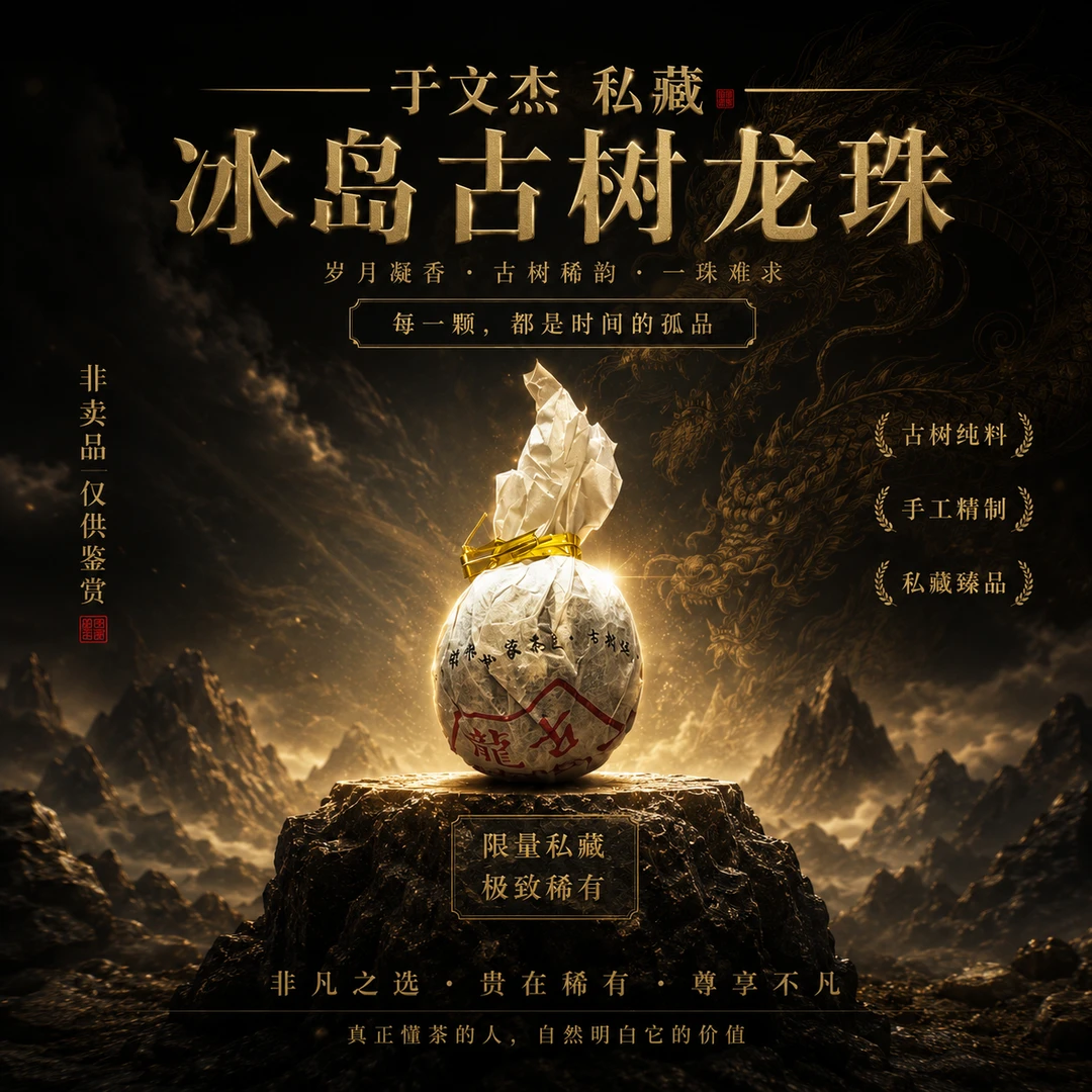 私藏冰岛古树龙珠茶
