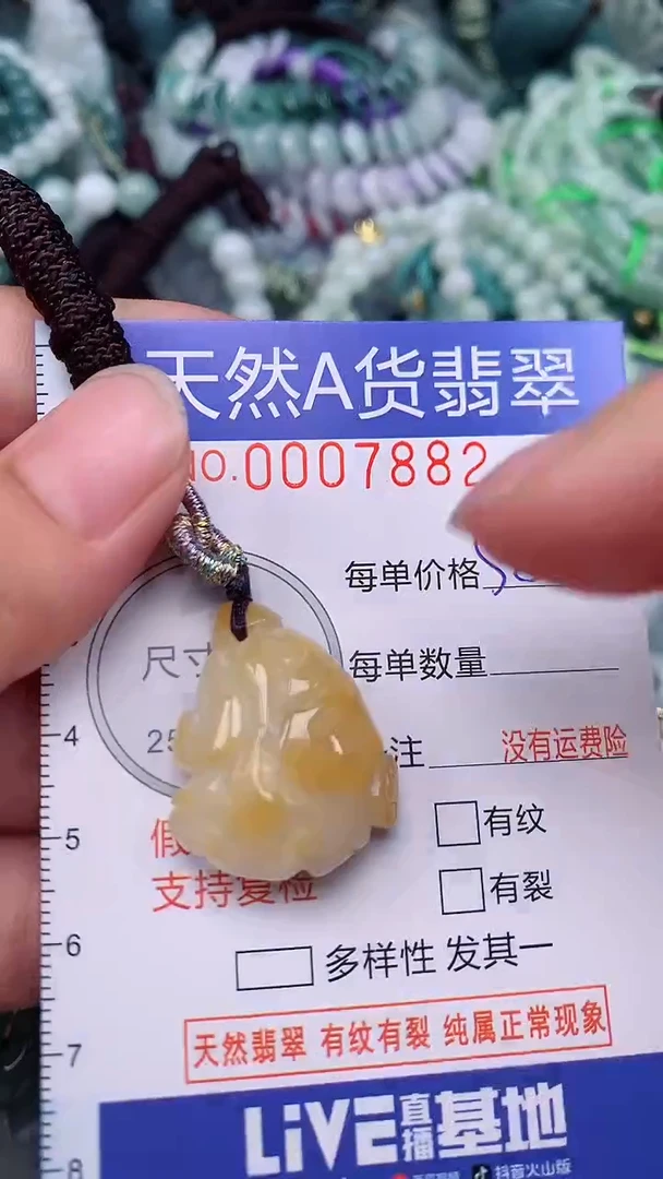 翡翠未镶嵌颈饰...0007882