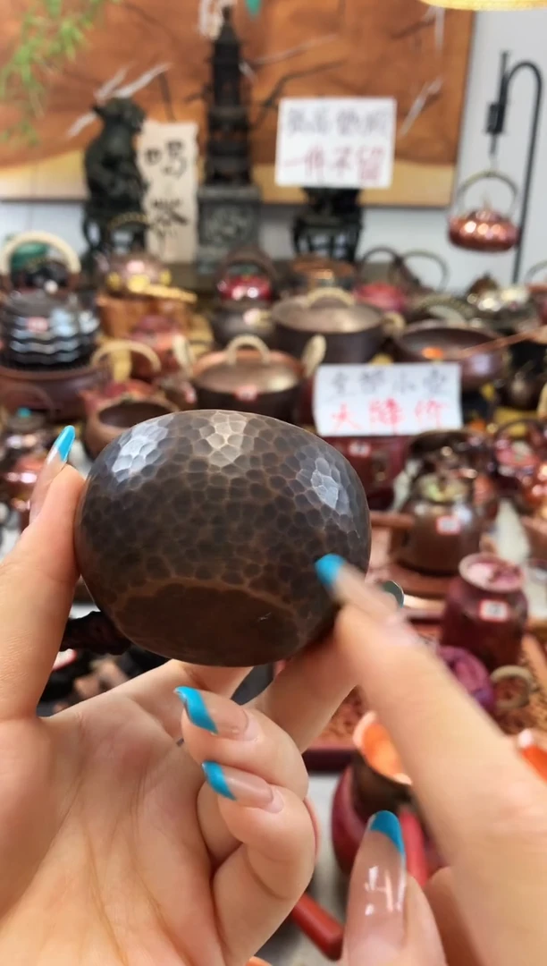 全紫铜手工主人杯