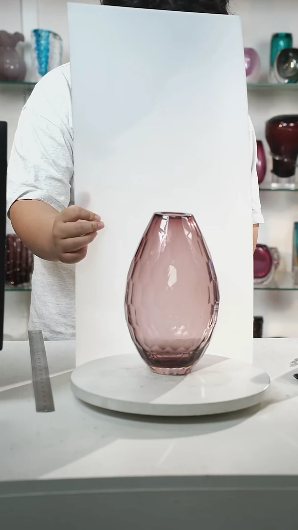 26高轻奢琉璃花器福利正常手工痕迹