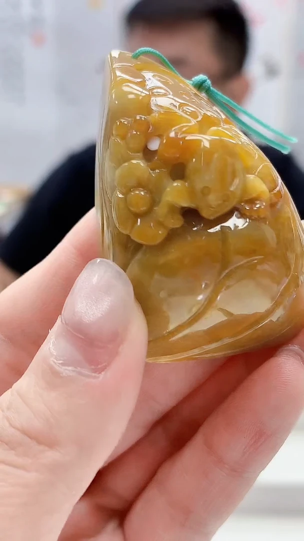 定制翡翠未镶嵌5124lr-毛货挂件105