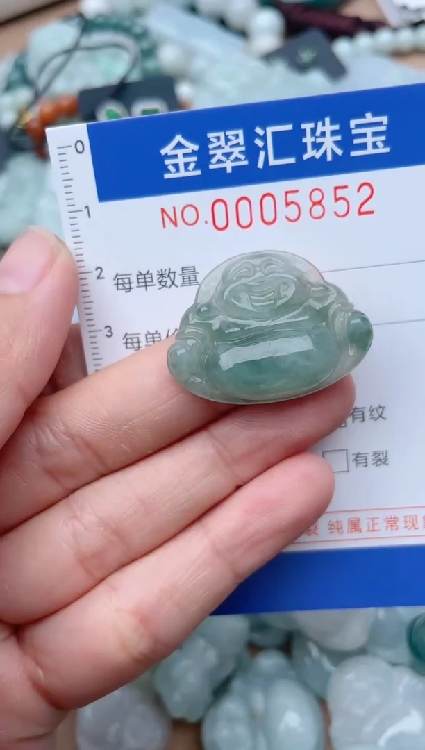 翡翠未镶嵌颈饰5852