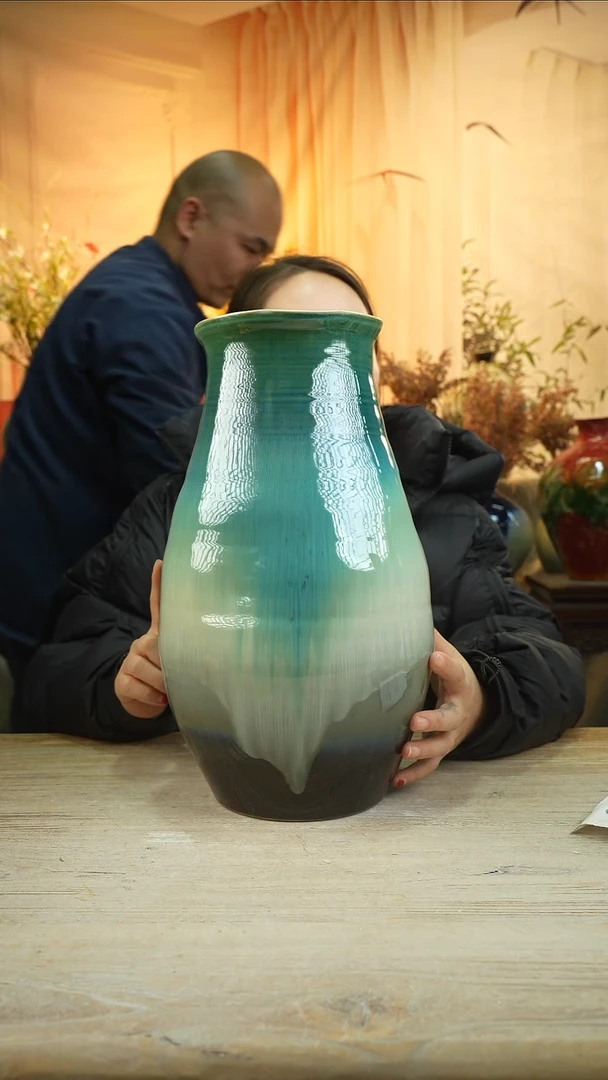 高39口14瓷花瓶花景德镇