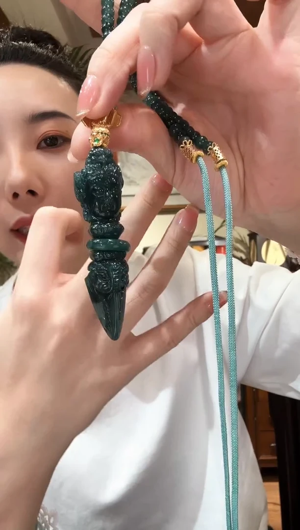 【闪购商品】翡翠颈饰未镶嵌国风