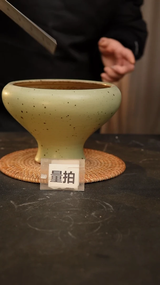 【闪购商品】瓷片泥泥手工花盆口15高12